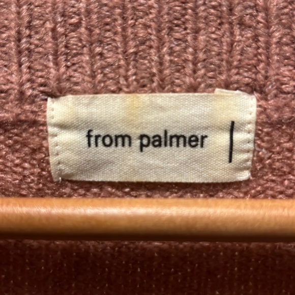 From Palmer Salmon Oversized Long Sleeve Sweater - Picture 2 of 4